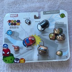Disney TsumTsum Marvel Spider-Man vs Sinister Six 9 Pack Sealed